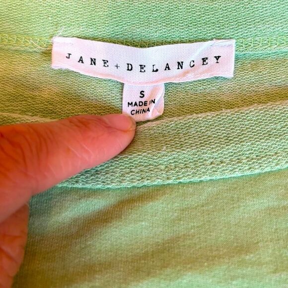 Jane and Delancey Boat Neck Top 3 Quarter Sleeve Lightweight Relaxed Women Small - Picture 7 of 10